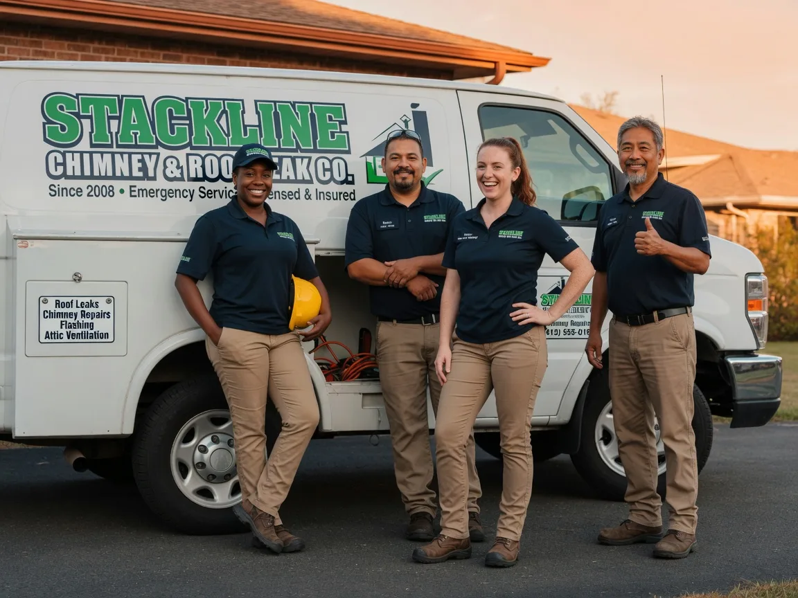Chimney flashing repair company in Fleming, OH